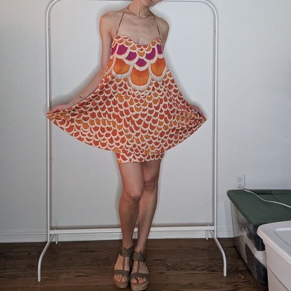 Mara Hoffman double layered silk jersey halter dress - Picture 2 of 10